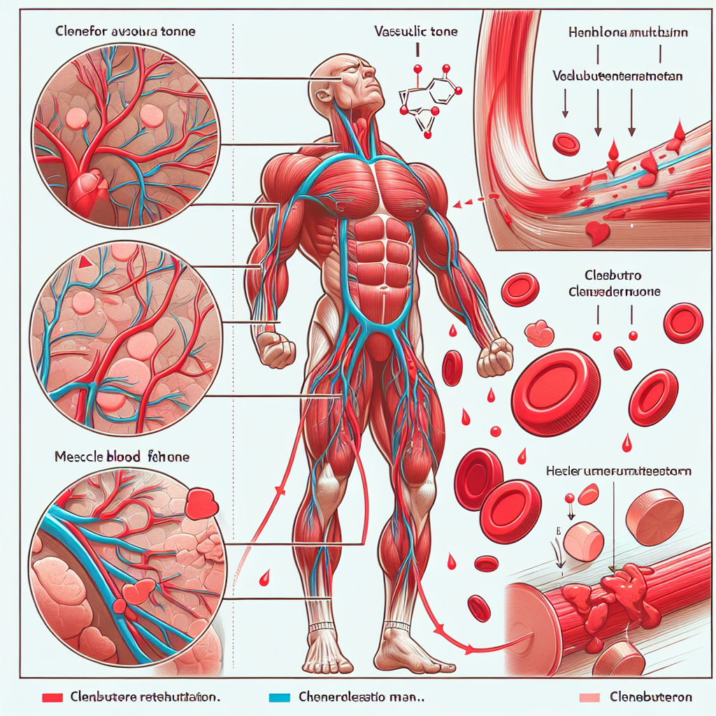 Effet du clenbutérol sur le tonus vasculaire et l'irrigation sanguine des muscles