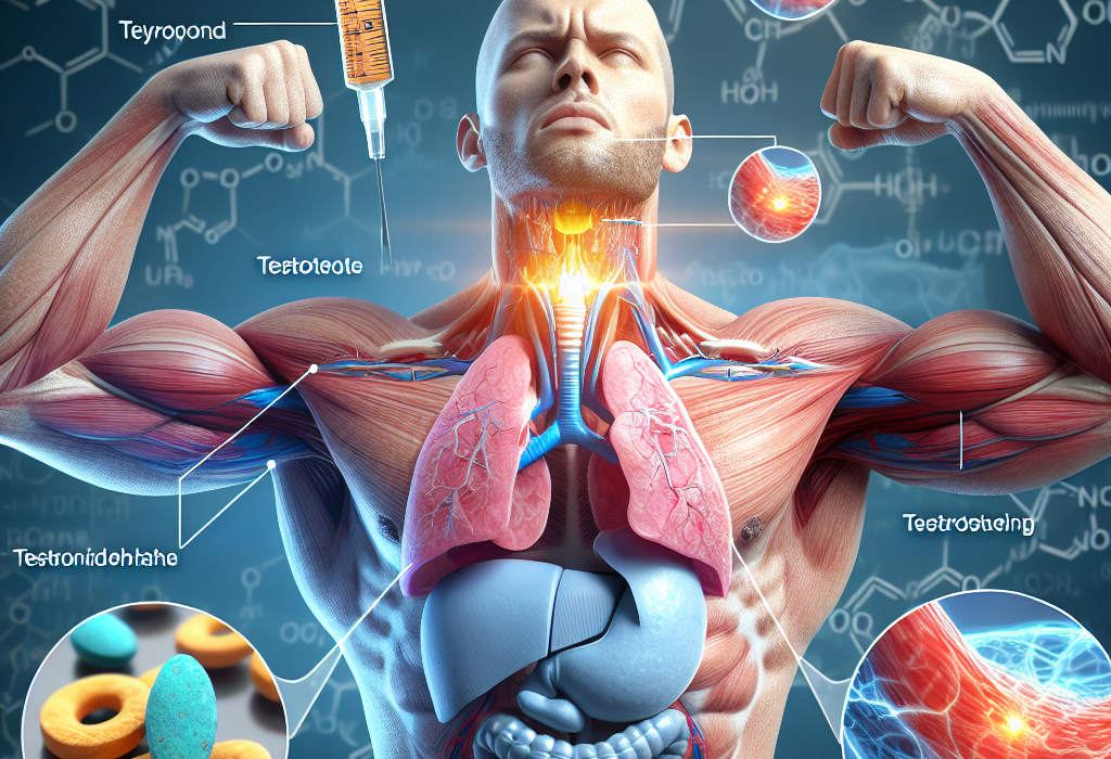 Effet de l'énanthate de testostérone sur la fonction thyroïdienne