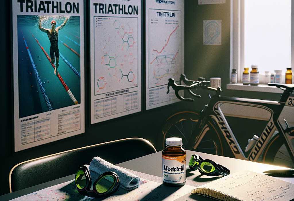 Modafinil dans la préparation aux épreuves de plusieurs jours (triathlon)