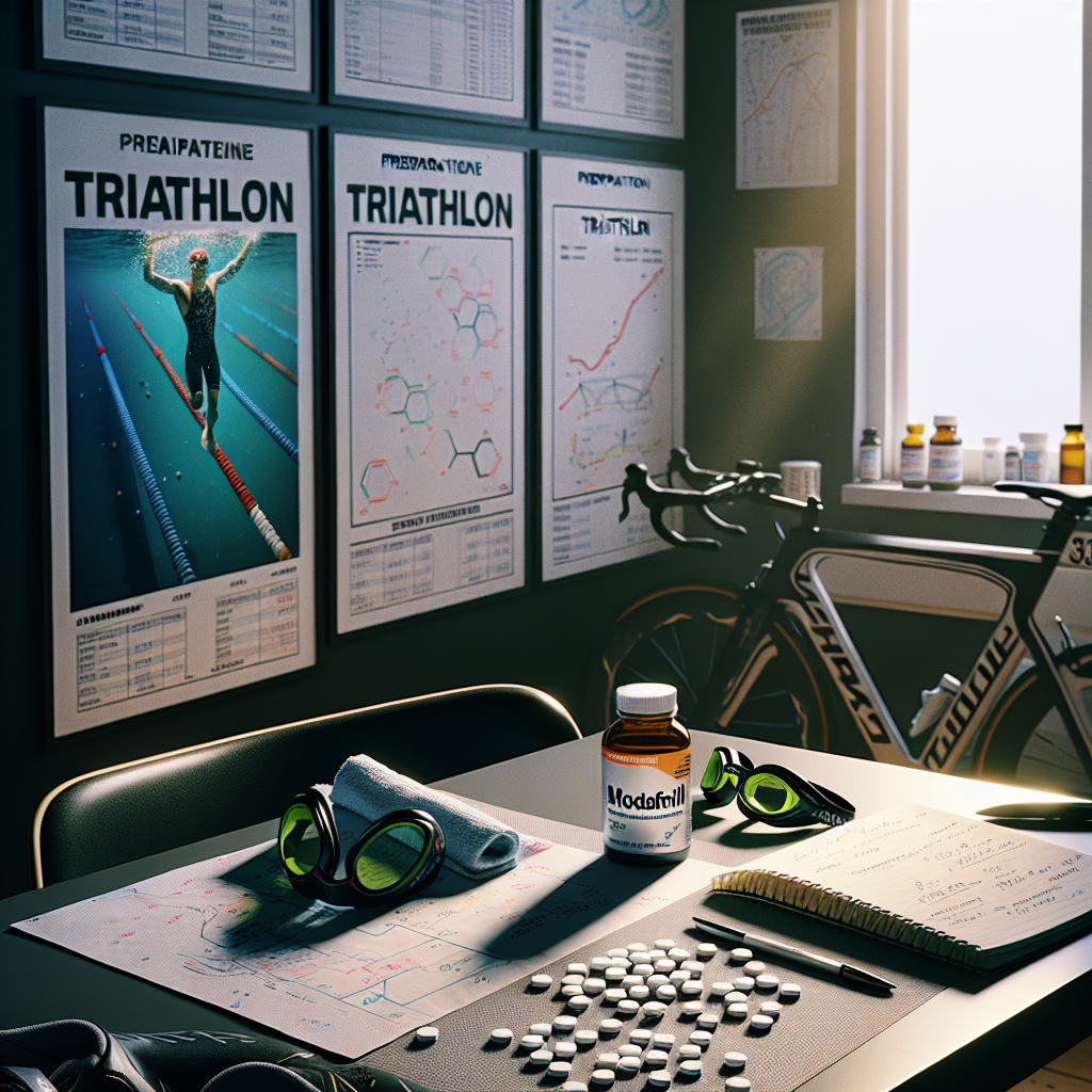 Modafinil dans la préparation aux épreuves de plusieurs jours (triathlon)