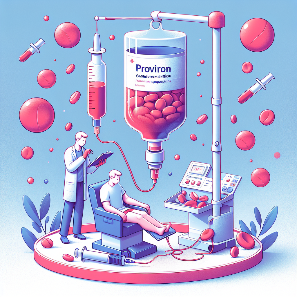 Perfusion de Proviron pour la coagulation sanguine