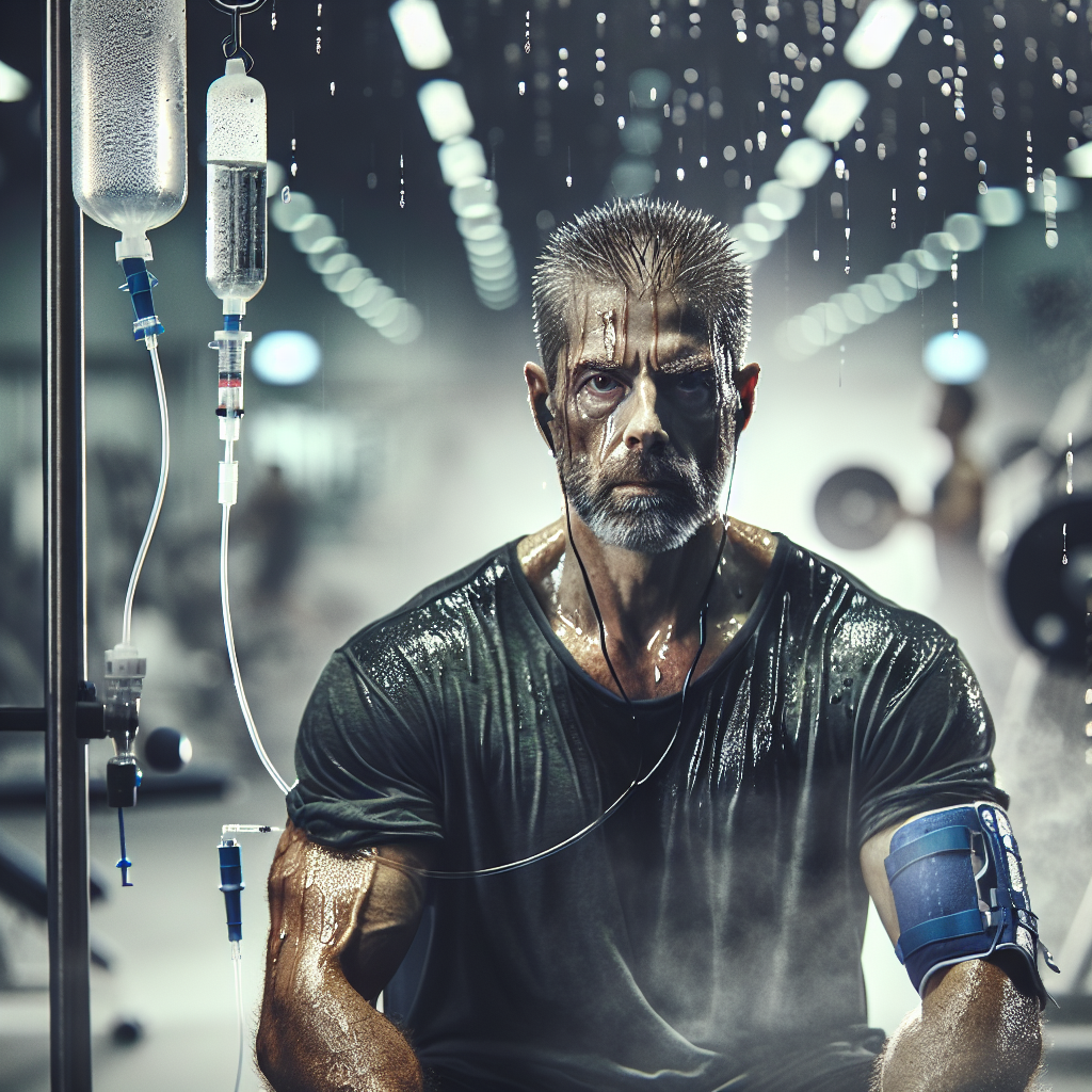 Perfusion de somatropine pour l'équilibre hormonal après un exercice intense