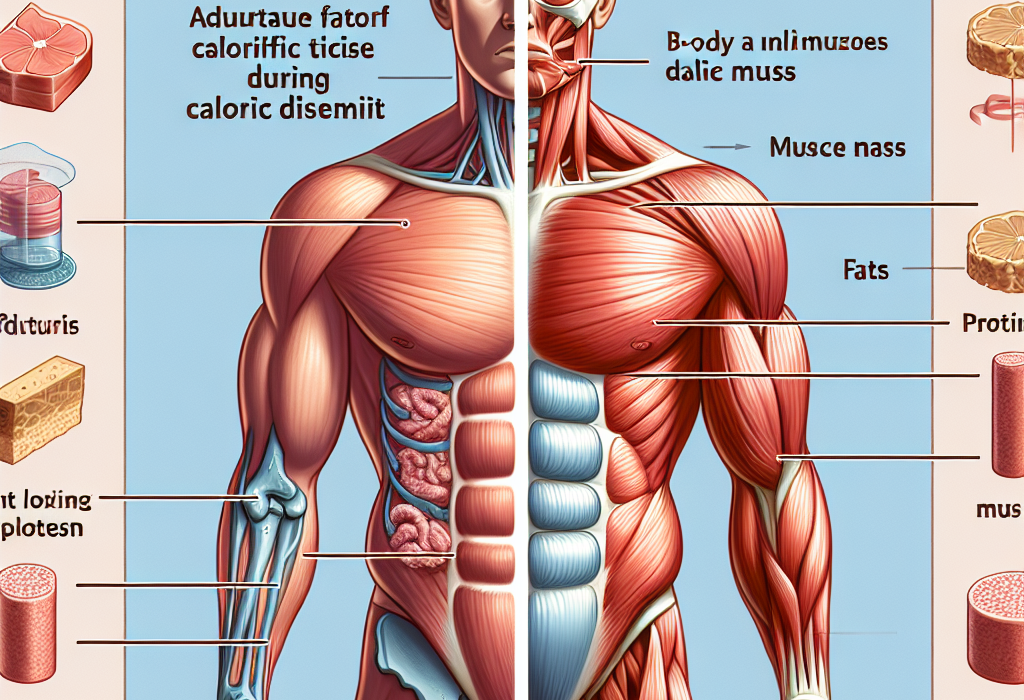 Rôle dans la préservation des muscles en cas de déficit calorique
