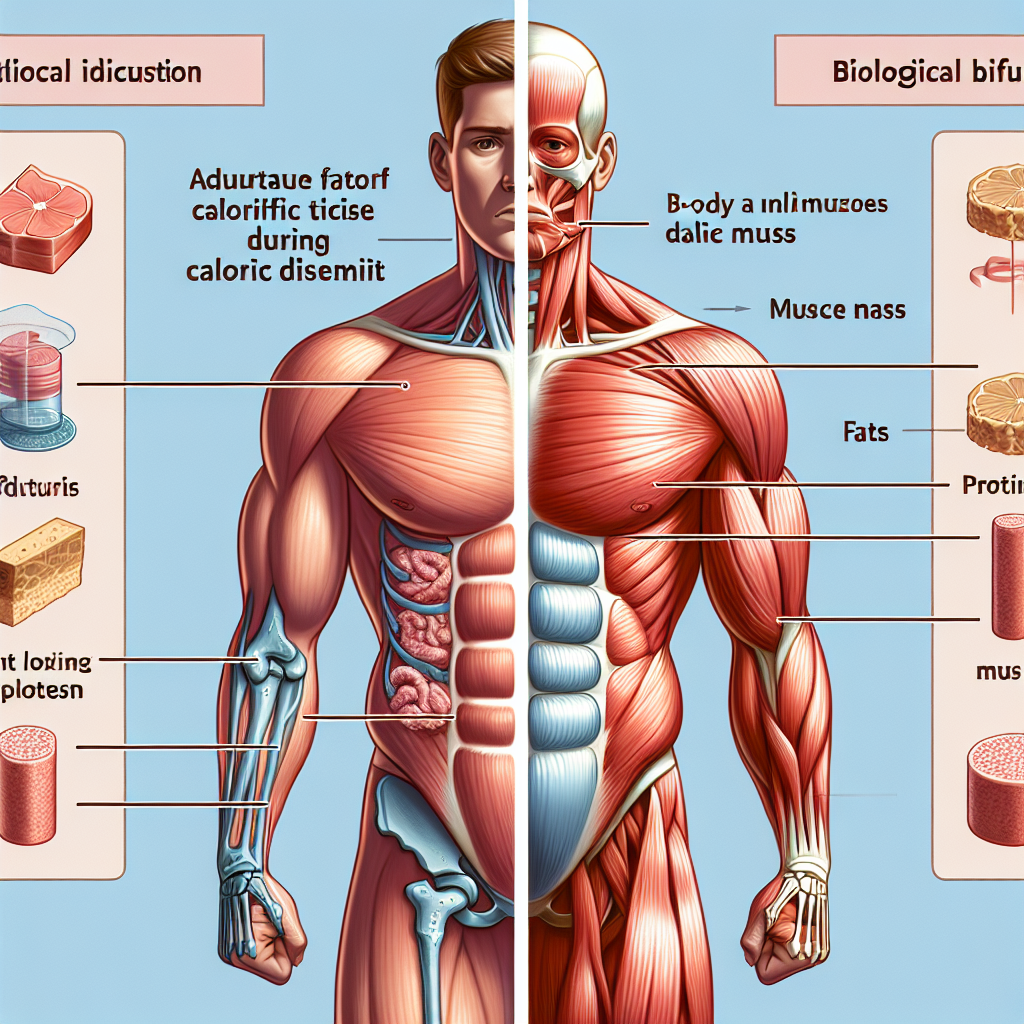 Rôle dans la préservation des muscles en cas de déficit calorique