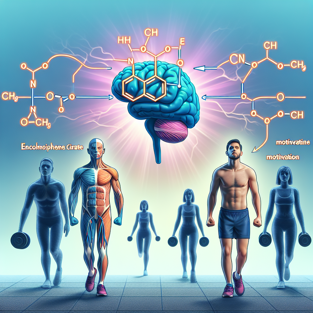 Comment le citrate d'enclomifène influence la motivation à s'entraîner