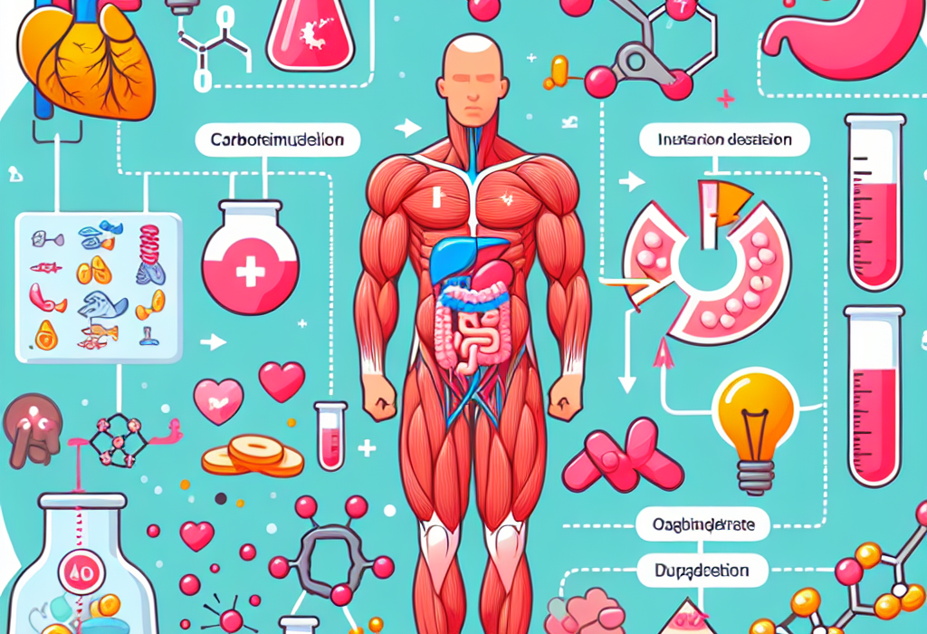 Effet de l'acétate de méthénolone sur le métabolisme des glucides
