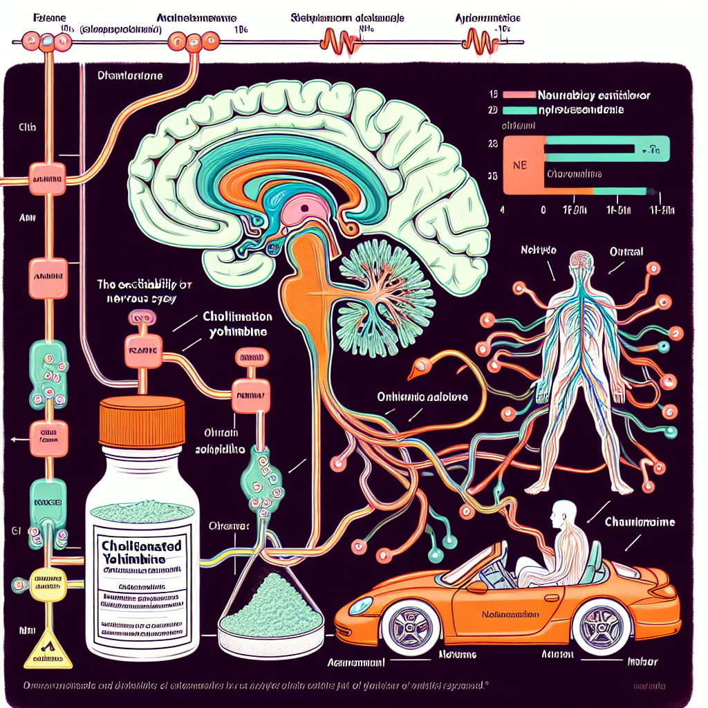 Influence de la yohimbine chlorée sur l'excitabilité du système nerveux Système