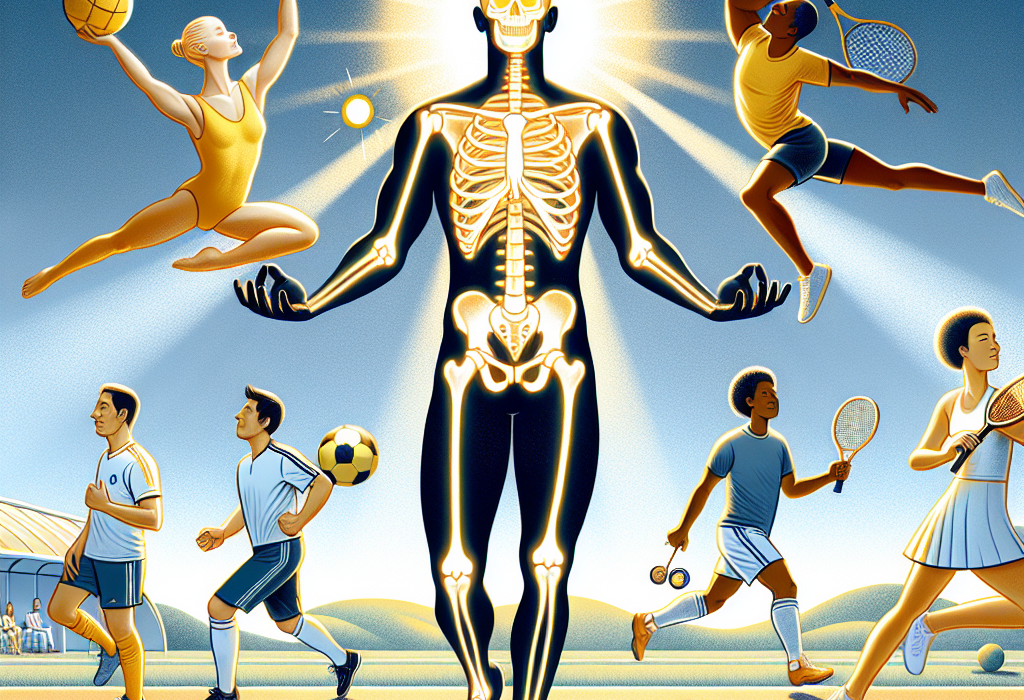 La vitamine D, essentielle au maintien de la structure osseuse des sportifs