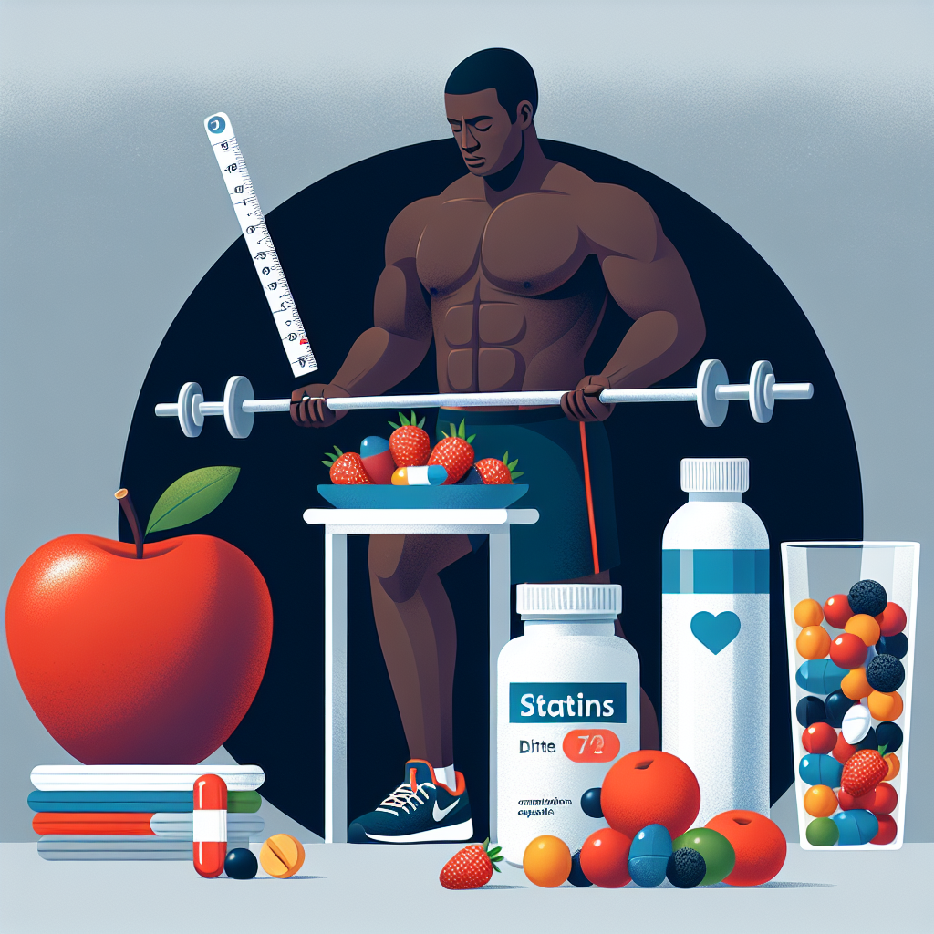 Traitement combiné de statines et d'antioxydants en musculation