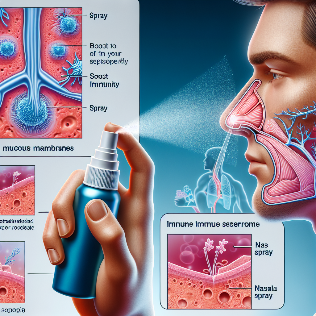 Utilisation de sprays pour renforcer l'immunité des muqueuses