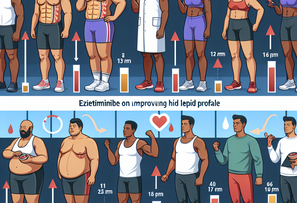 Effet de l'ézétimibe sur l'amélioration du profil lipidique chez les athlètes obèses