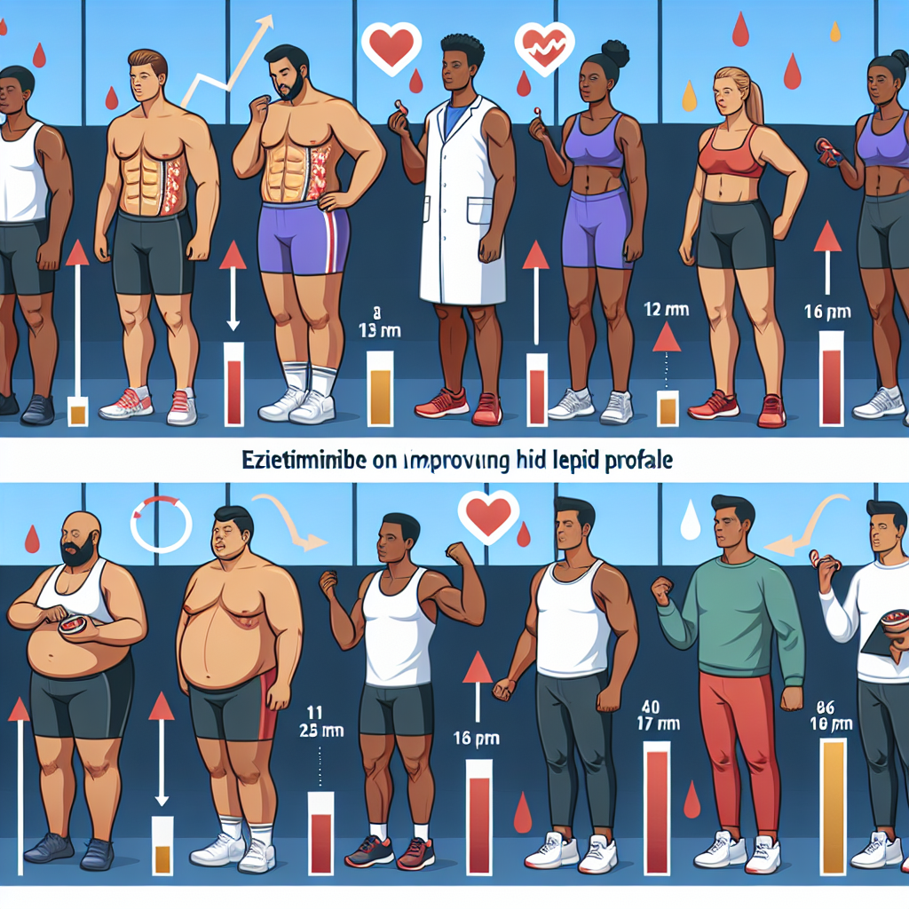 Effet de l'ézétimibe sur l'amélioration du profil lipidique chez les athlètes obèses