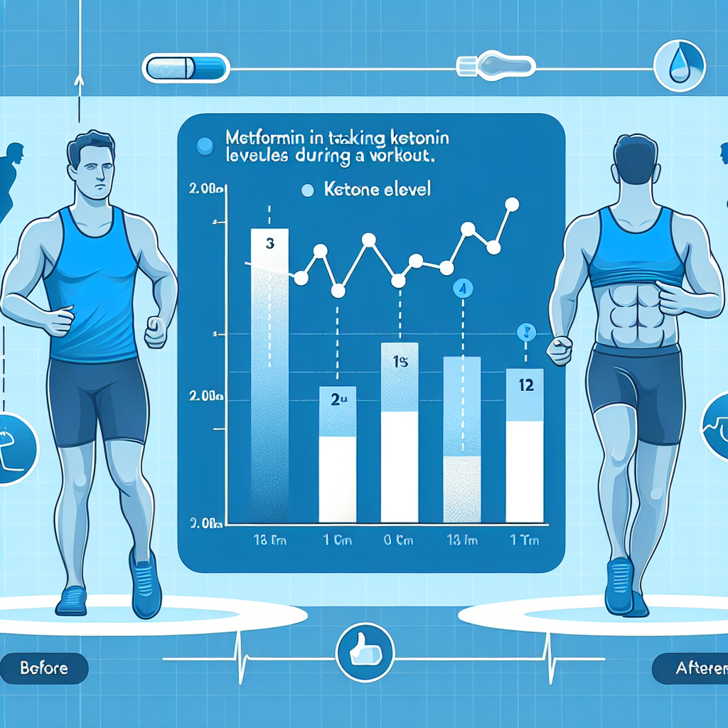 Metformine et effet sur les taux de cétones pendant l'exercice