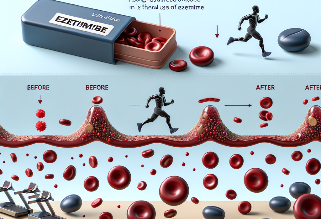 Réduction des paramètres lipidiques post-entraînement sous l'influence de l'ézétimibe