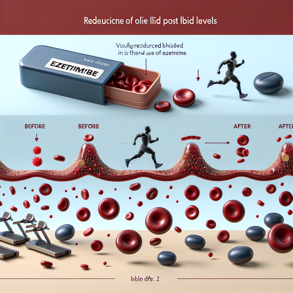 Réduction des paramètres lipidiques post-entraînement sous l'influence de l'ézétimibe