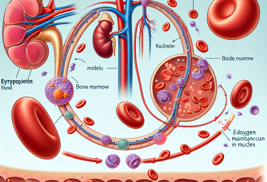 Rôle de l'érythropoïétine dans le maintien de l'équilibre en oxygène dans les muscles
