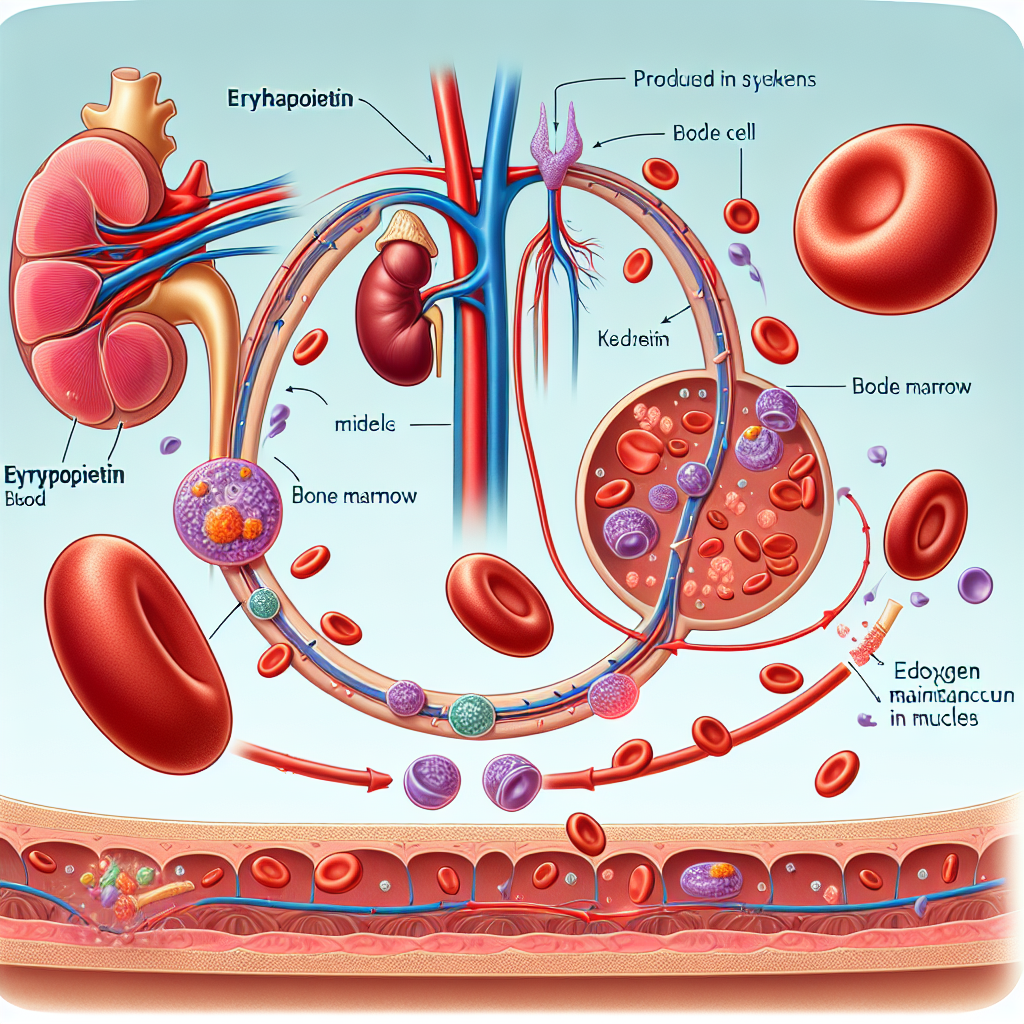 Rôle de l'érythropoïétine dans le maintien de l'équilibre en oxygène dans les muscles
