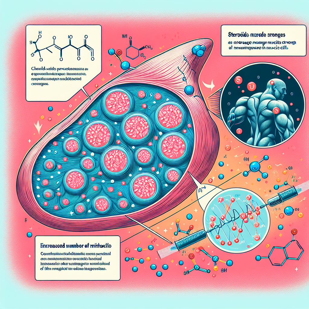 Stéroïdes et augmentation de la force musculaire par l'augmentation du nombre de mitochondries