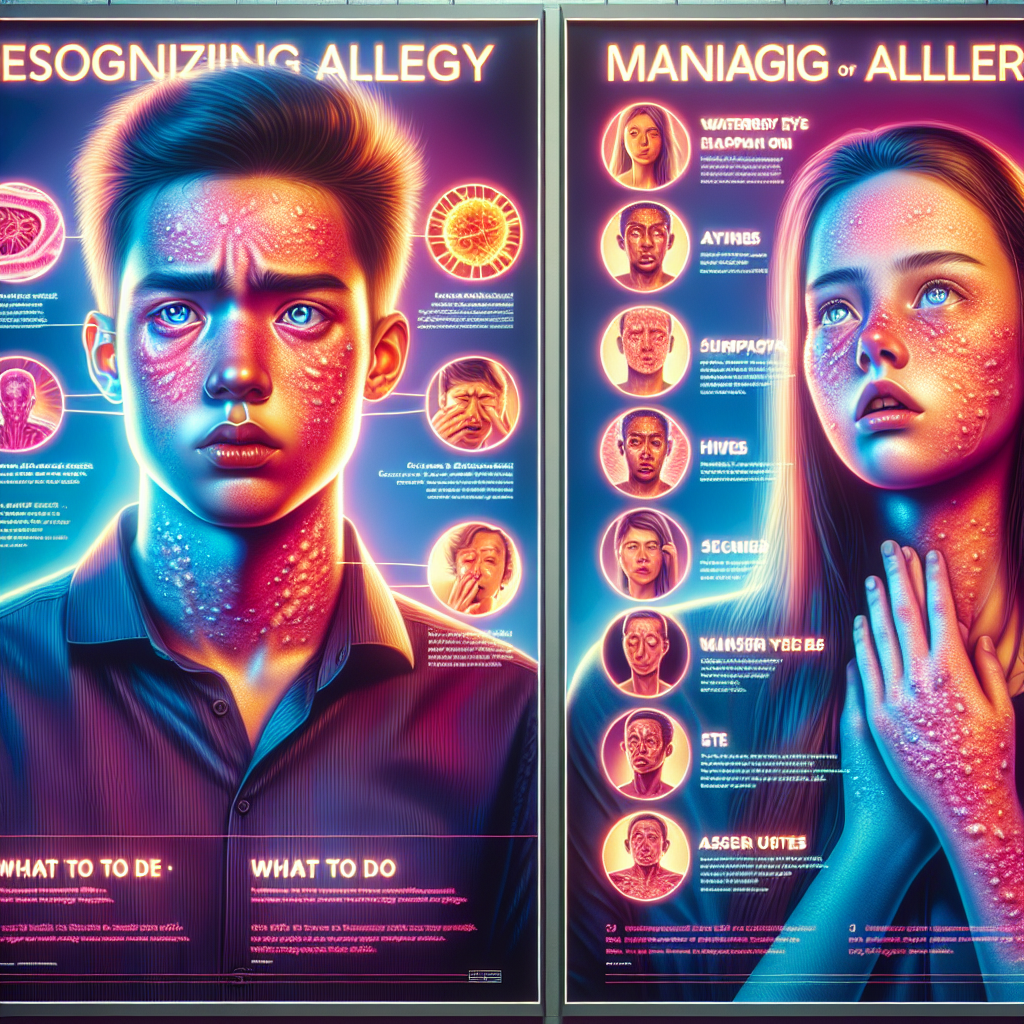 Réactions allergiques : comment les reconnaître et quoi faire