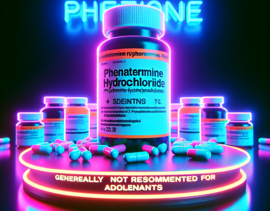 Chlorhydrate de Phentermine : adolescents, pourquoi c’est généralement déconseillé